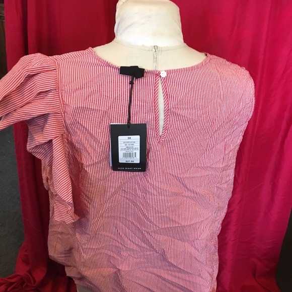 Who what wear plus 3x Summer blouse NEW - Picture 2 of 5